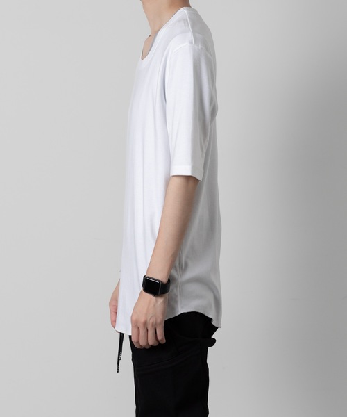 ATTACHMENT(アタッチメント)の「スビンコットン リブO-ネックS/S TEE / SVIN CO RIB O-NECK S/S TEE(Tシャツ/カットソー・メンズ・ブラック/グレー/ホワイト・1/4/3/2)」の20枚目の写真