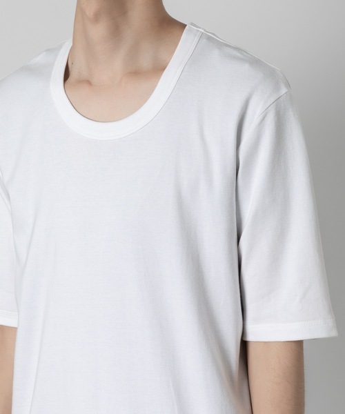 ATTACHMENT(アタッチメント)の「スビンコットン リブO-ネックS/S TEE / SVIN CO RIB O-NECK S/S TEE(Tシャツ/カットソー・メンズ・ブラック/グレー/ホワイト・1/4/3/2)」の10枚目の写真