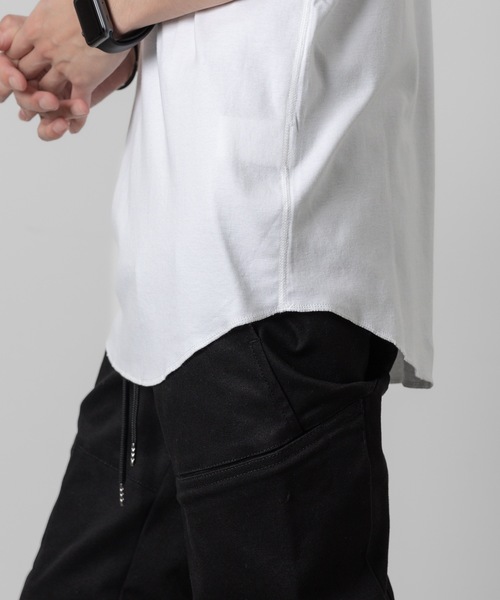 ATTACHMENT(アタッチメント)の「スビンコットン リブO-ネックS/S TEE / SVIN CO RIB O-NECK S/S TEE(Tシャツ/カットソー・メンズ・ブラック/グレー/ホワイト・1/4/3/2)」の12枚目の写真