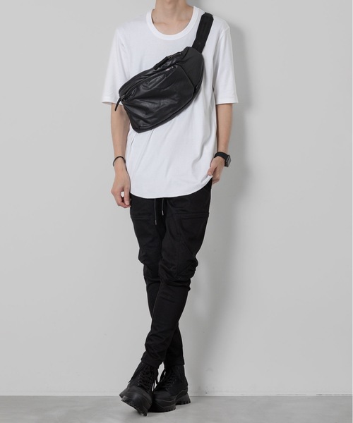 ATTACHMENT(アタッチメント)の「スビンコットン リブO-ネックS/S TEE / SVIN CO RIB O-NECK S/S TEE(Tシャツ/カットソー・メンズ・ブラック/グレー/ホワイト・1/4/3/2)」の13枚目の写真
