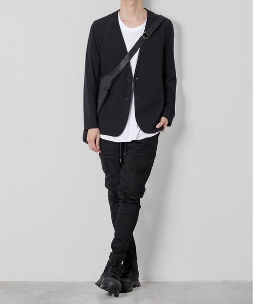 ATTACHMENT(アタッチメント)の「スビンコットン リブO-ネックS/S TEE / SVIN CO RIB O-NECK S/S TEE(Tシャツ/カットソー・メンズ・ブラック/グレー/ホワイト・1/4/3/2)」の14枚目の写真