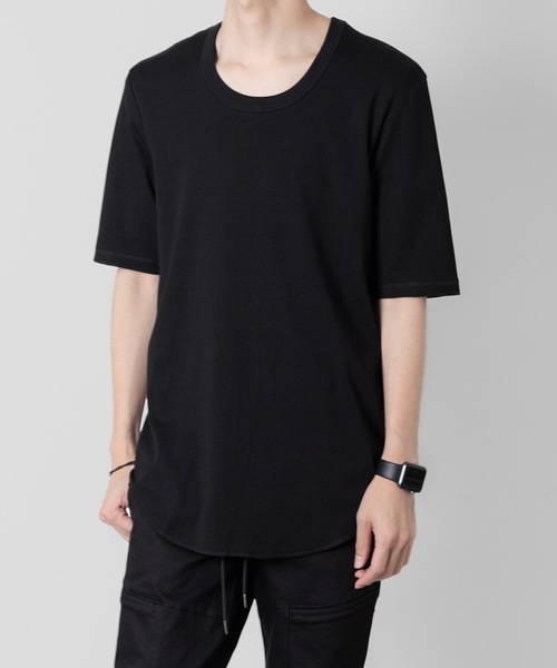 ATTACHMENT(アタッチメント)の「スビンコットン リブO-ネックS/S TEE / SVIN CO RIB O-NECK S/S TEE(Tシャツ/カットソー・メンズ・ブラック/グレー/ホワイト・1/4/3/2)」の15枚目の写真