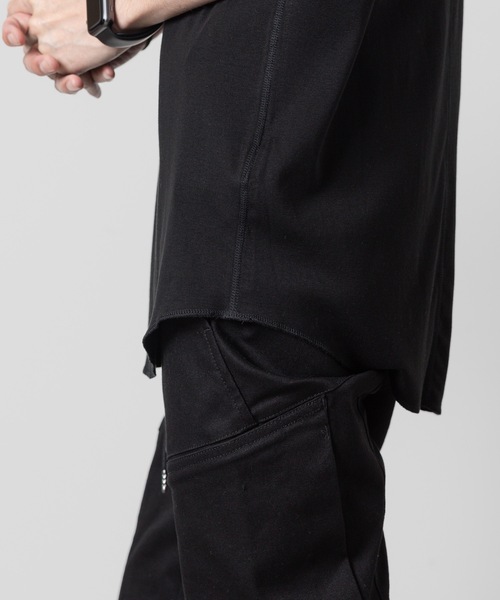 ATTACHMENT(アタッチメント)の「スビンコットン リブO-ネックS/S TEE / SVIN CO RIB O-NECK S/S TEE(Tシャツ/カットソー・メンズ・ブラック/グレー/ホワイト・1/4/3/2)」の6枚目の写真