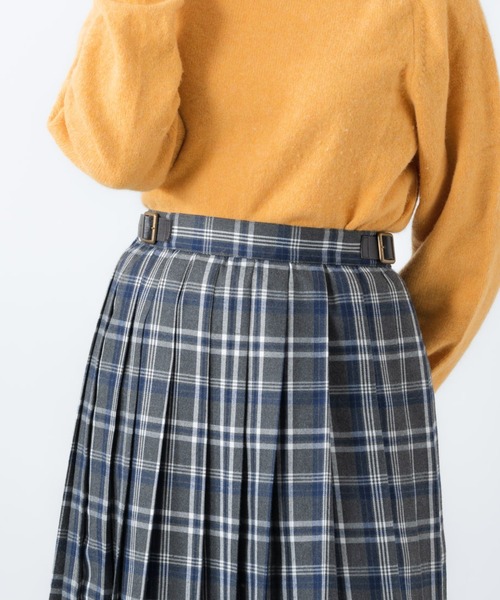 salle de bal(サルデバル)の「amitie / アミティエ プリーツスカート pleats skirt FRH(スカート・レディース・レッド/ブルー/ダークグレー/ネイビー・FREE)」の20枚目の写真