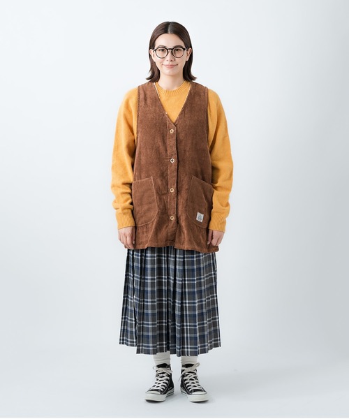 salle de bal(サルデバル)の「amitie / アミティエ プリーツスカート pleats skirt FRH(スカート・レディース・レッド/ブルー/ダークグレー/ネイビー・FREE)」の19枚目の写真