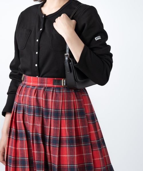 salle de bal(サルデバル)の「amitie / アミティエ プリーツスカート pleats skirt FRH(スカート・レディース・レッド/ブルー/ダークグレー/ネイビー・FREE)」の8枚目の写真