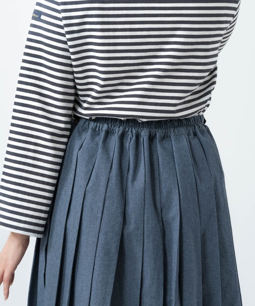 salle de bal(サルデバル)の「amitie / アミティエ プリーツスカート pleats skirt FRH(スカート・レディース・レッド/ブルー/ダークグレー/ネイビー・FREE)」の12枚目の写真