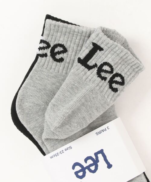 Lee(リー)の「【Lee】LEEパックソックスQ/3色セット(ソックス/靴下・レディース・ブルー・L/M)」の2枚目の写真