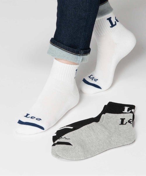 Lee(リー)の「【Lee】LEEパックソックスQ/3色セット(ソックス/靴下・レディース・ブルー・L/M)」の1枚目の写真