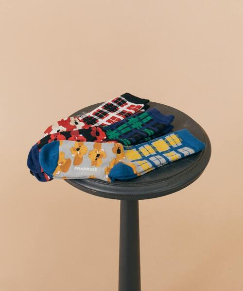 FRAPBOIS（フラボア）の「チェックフラワーソックス（ソックス/靴下・レディース・レッド/ブラック/グレー・FREE）」の16枚目の写真