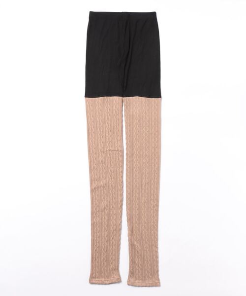 チャイハネ（チャイハネ）の「【チャイハネ】ルージィロングレギンス（レギンス/スパッツ・レディース・グリーン/キャメル/ブラック/レッド/ブラック系その他・FREE）」の3枚目の写真