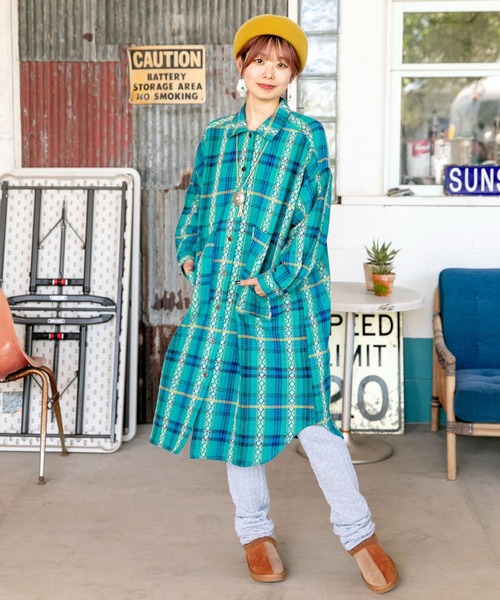 チャイハネ（チャイハネ）の「【チャイハネ】ルージィロングレギンス（レギンス/スパッツ・レディース・グリーン/キャメル/ブラック/レッド/ブラック系その他・FREE）」の12枚目の写真