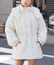 tiptop | 【マルチway】ウェストスピンドル中綿フードブルゾン(ダウンジャケット/コート)