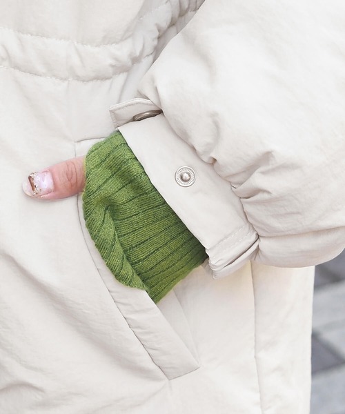 tiptop(ティップトップ)の「【マルチway】ウェストスピンドル中綿フードブルゾン(ダウンジャケット/コート・レディース・オフホワイト/ブラック/アイボリー・FREE)」の8枚目の写真