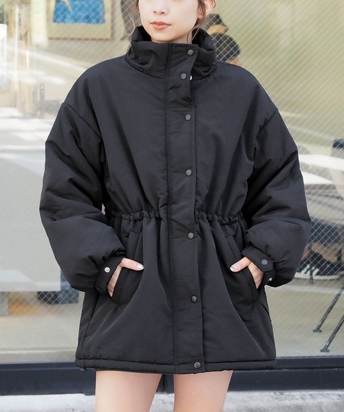 tiptop(ティップトップ)の「【マルチway】ウェストスピンドル中綿フードブルゾン(ダウンジャケット/コート・レディース・オフホワイト/ブラック/アイボリー・FREE)」の17枚目の写真