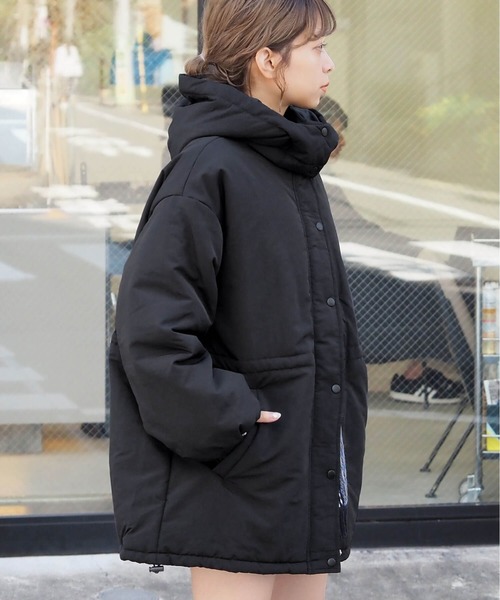 tiptop(ティップトップ)の「【マルチway】ウェストスピンドル中綿フードブルゾン(ダウンジャケット/コート・レディース・オフホワイト/ブラック/アイボリー・FREE)」の20枚目の写真