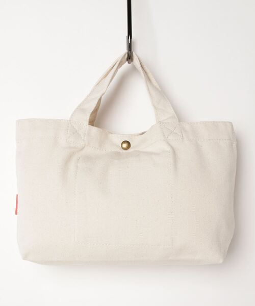 HANES（ヘインズ）の「【Hanes】帆布ミニトートバッグ（トートバッグ・レディース・ピンク/ネイビー/レッド・FREE）」の4枚目の写真