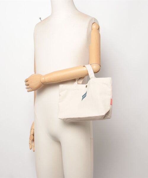 HANES（ヘインズ）の「【Hanes】帆布ミニトートバッグ（トートバッグ・レディース・ピンク/ネイビー/レッド・FREE）」の7枚目の写真