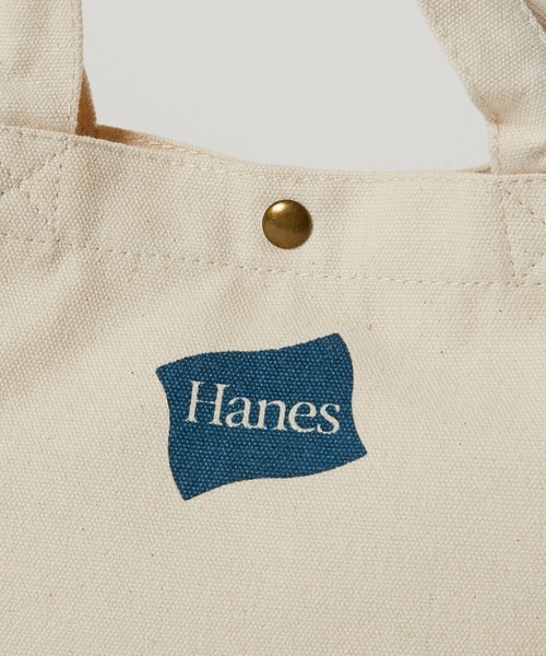 HANES（ヘインズ）の「【Hanes】帆布ミニトートバッグ（トートバッグ・レディース・ピンク/ネイビー/レッド・FREE）」の9枚目の写真