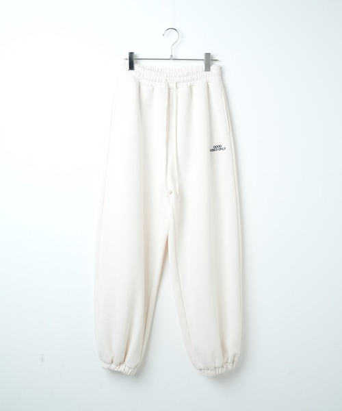 WEGO（ウィゴー）の「WEGO/裏起毛ロゴ刺繍スウェットパンツ（スウェットパンツ・レディース・オフホワイト/杢グレー・FREE）」の13枚目の写真