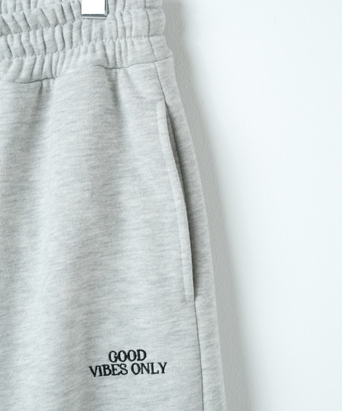 WEGO（ウィゴー）の「WEGO/裏起毛ロゴ刺繍スウェットパンツ（スウェットパンツ・レディース・オフホワイト/杢グレー・FREE）」の19枚目の写真