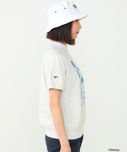 WOMEN〉Champion × BEAMS GOLF / Disney / モックネックシャツ B