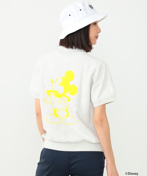 WOMEN〉Champion × BEAMS GOLF / Disney / モックネックシャツ B