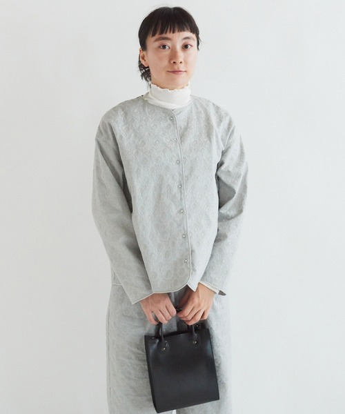 yuni（ユニ ）の「mosaic刺繍haoriブラウス 1701BL004241（シャツ 