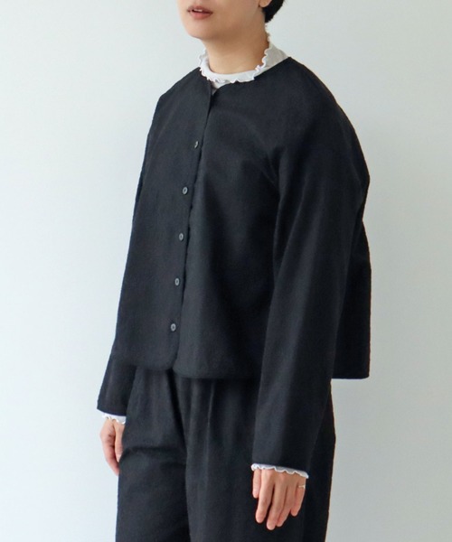 yuni（ユニ ）の「mosaic刺繍haoriブラウス 1701BL004241（シャツ 