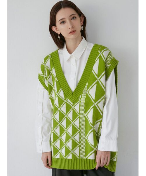 MURUA(ムルーア)の「3Dポケットオーバーシャツ(シャツ/ブラウス・レディース・ホワイト/ピンク・FREE)」の14枚目の写真