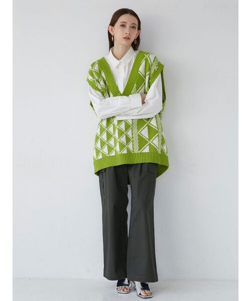 MURUA(ムルーア)の「3Dポケットオーバーシャツ(シャツ/ブラウス・レディース・ホワイト/ピンク・FREE)」の16枚目の写真