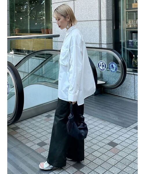 MURUA(ムルーア)の「3Dポケットオーバーシャツ(シャツ/ブラウス・レディース・ホワイト/ピンク・FREE)」の22枚目の写真