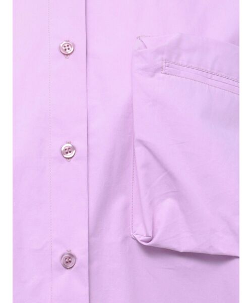 MURUA(ムルーア)の「3Dポケットオーバーシャツ(シャツ/ブラウス・レディース・ホワイト/ピンク・FREE)」の5枚目の写真