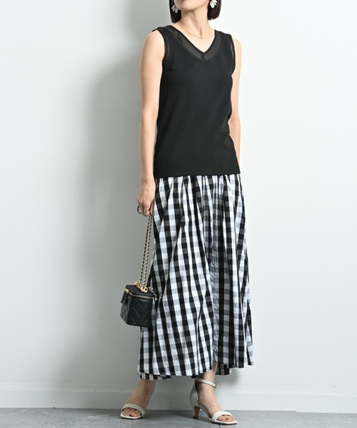 INTERPLANET(インタープラネット)の「タックボリュームフレアースカート(スカート・レディース・ブラック/ベージュ/チャコールグレー・FREE)」の11枚目の写真
