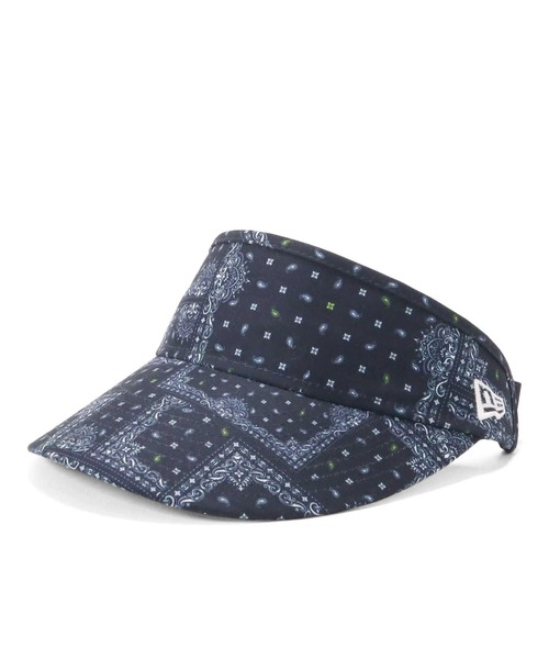 NEW ERA(ニューエラ)の「ニューエラ ゴルフ レディースサンバイザー バンダナ(サンバイザー・レディース・ネイビー/ホワイト・FREE)」の5枚目の写真