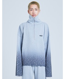 Little sunny bite | original flower print sweat crew(スウェット)
