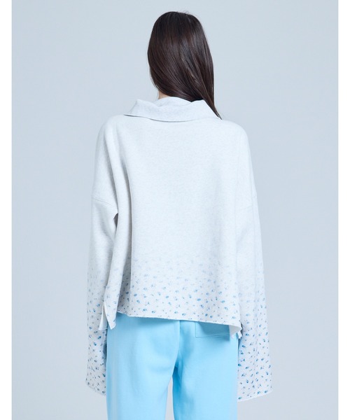 Little sunny bite(リトルサニーバイト)の「original flower print sweat crew(スウェット・レディース・グレー/ヘザーグレー・SMALL/MEDIUM)」の15枚目の写真