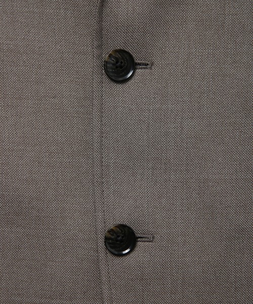 CROWDED CLOSET（クラウデッドクローゼット）の「【LANATEC/ラナテック】シャークスキンテーラードジャケット（セットアップ対応）（テーラードジャケット・メンズ・グレー/ネイビー/ベージュ・01/02/03/04）」の12枚目の写真