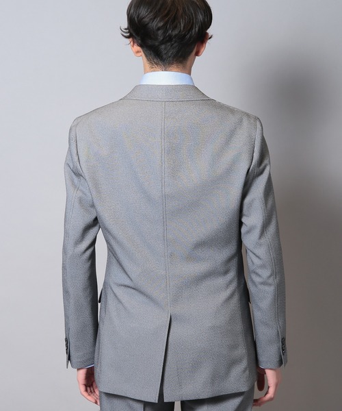 CROWDED CLOSET（クラウデッドクローゼット）の「【LANATEC/ラナテック】シャークスキンテーラードジャケット（セットアップ対応）（テーラードジャケット・メンズ・グレー/ネイビー/ベージュ・01/02/03/04）」の15枚目の写真