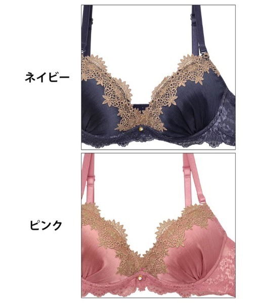 グロッシー ケミカル レース ブラジャー & フルバック ショーツ