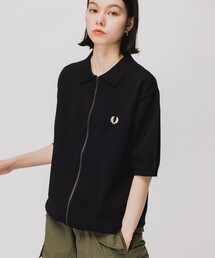 FRED PERRY | FRED PERRY × BEAMS / 別注 フルジップ ニット ポロシャツ(ポロシャツ)
