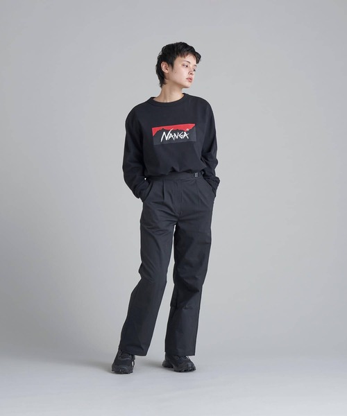 NANGA（ナンガ）の「PRIMEFLEX WIDE PANTS W/プライムフレックス ワイドパンツ (レディース)（その他パンツ・レディース・ブラック/ライトベージュ・S/M/L）」の6枚目の写真