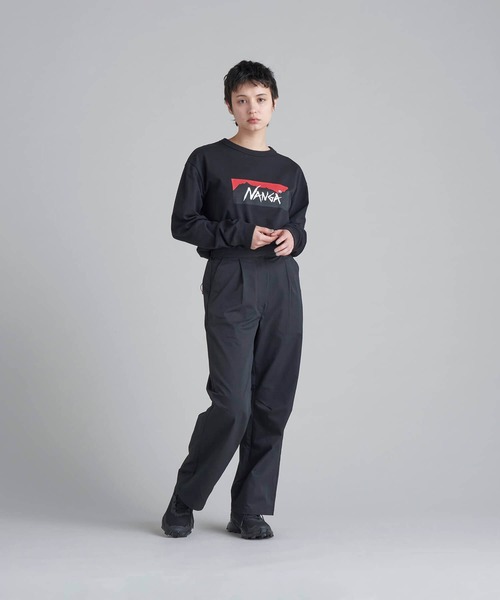 NANGA（ナンガ）の「PRIMEFLEX WIDE PANTS W/プライムフレックス ワイドパンツ (レディース)（その他パンツ・レディース・ブラック/ライトベージュ・S/M/L）」の10枚目の写真