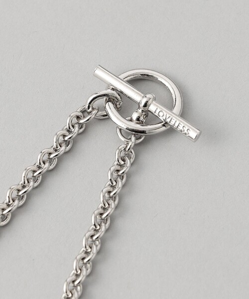 LOVELESS（ラブレス）の「【UNISEX】ホワイトパールチェーンコンビネックレス（ネックレス・メンズ・オフホワイト・FREE）」の3枚目の写真