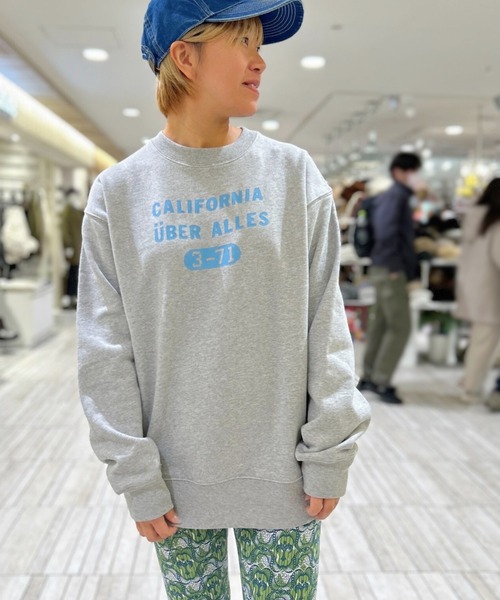 GREEN BOWL（グリーンボウル）の「【日本製】グリーンボウル【GREEN BOWL】Heavy Weight  Crew Neck Sweat(CALIFORNIA）（スウェット・メンズ・オフホワイト/チャコールグレー/杢グレー/ネイビー・L/M）」の4枚目の写真