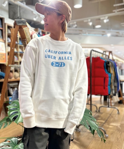GREEN BOWL（グリーンボウル）の「【日本製】グリーンボウル【GREEN BOWL】Heavy Weight  Crew Neck Sweat(CALIFORNIA）（スウェット・メンズ・オフホワイト/チャコールグレー/杢グレー/ネイビー・L/M）」の2枚目の写真