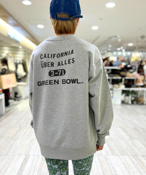 GREEN BOWL（グリーンボウル）の「【日本製】グリーンボウル【GREEN BOWL】Heavy Weight  Crew Neck Sweat(CALIFORNIA）（スウェット・メンズ・オフホワイト/チャコールグレー/杢グレー/ネイビー・L/M）」の8枚目の写真
