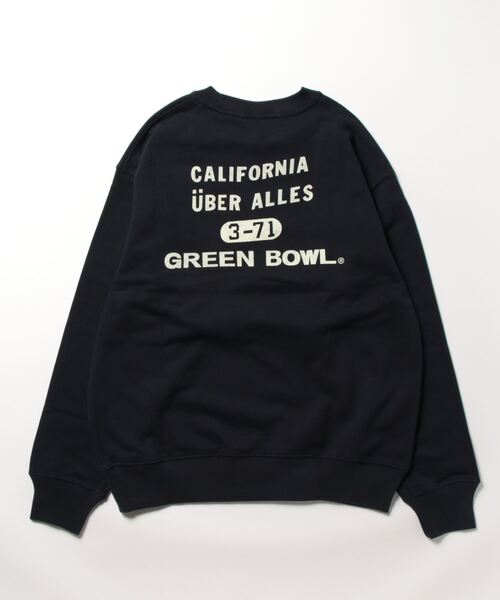 GREEN BOWL（グリーンボウル）の「【日本製】グリーンボウル【GREEN BOWL】Heavy Weight  Crew Neck Sweat(CALIFORNIA）（スウェット・メンズ・オフホワイト/チャコールグレー/杢グレー/ネイビー・L/M）」の9枚目の写真