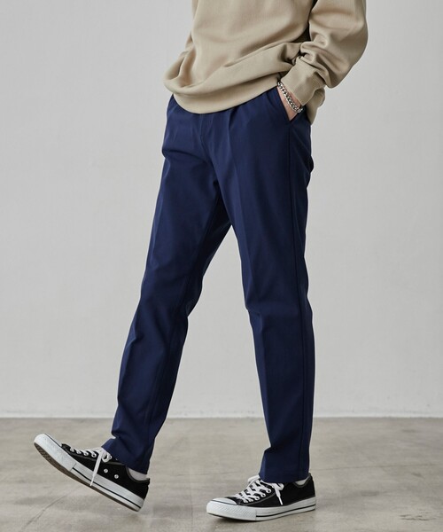 coen(コーエン)の「極楽FITテックテーパードパンツ24SS(スラックス・メンズ・ダークグレー/ブラック/ベージュ/ネイビー/その他1/その他2・S/M/L/XL)」の5枚目の写真