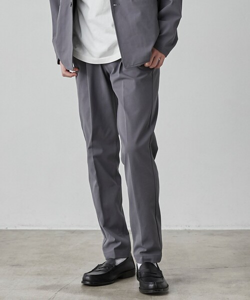 coen(コーエン)の「極楽FITテックテーパードパンツ24SS(スラックス・メンズ・ダークグレー/ブラック/ベージュ/ネイビー/その他1/その他2・S/M/L/XL)」の3枚目の写真